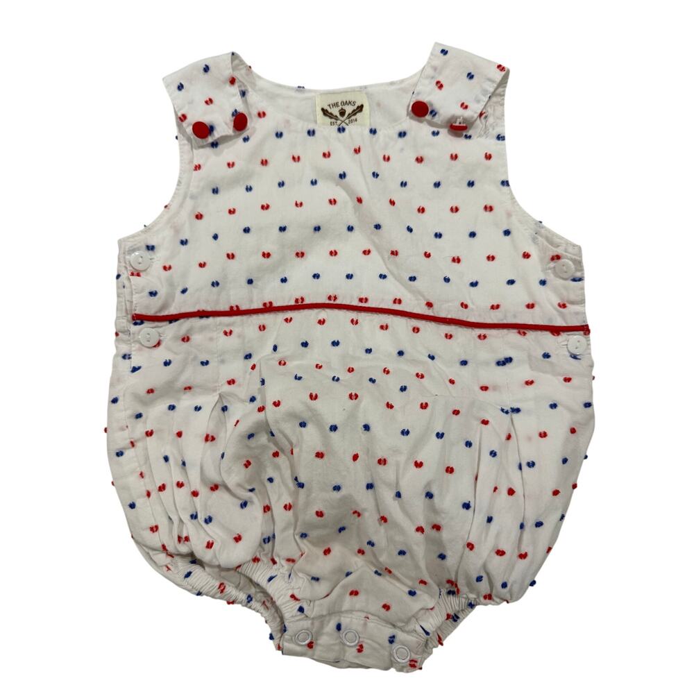 The Oaks Apparel red white blue bubble 18m